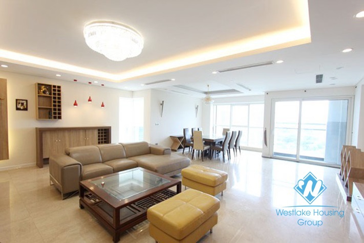 Large size wonderful apartment for rent in Ciputra Compound, Tay Ho, Hanoi
